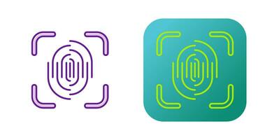 Fingerprint Vector Icon