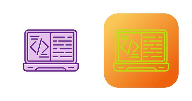 Coding Vector Icon