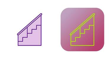 icono de vector de escaleras