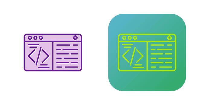 Coding Vector Icon