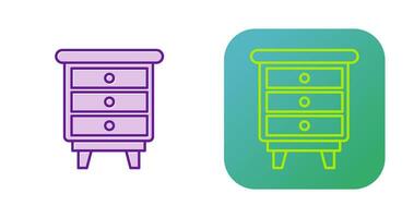 Chest Of Drawers Vector Icon