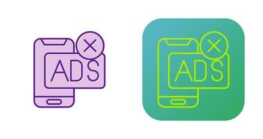 AD Block Vector Icon