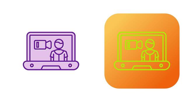 icono de vector de entrevista