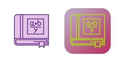 Algebra Book Vector Icon