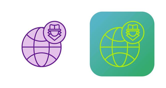 Network Hack Vector Icon