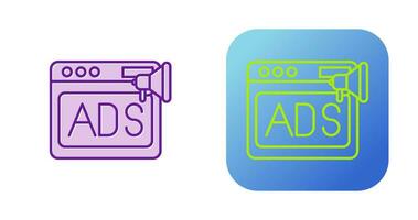 Native Advertising Vector Icon