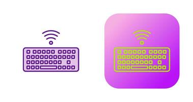 Wireless Keyboard Vector Icon