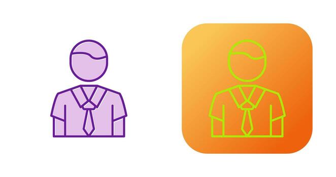 icono de vector de gerente