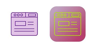 Webpage Vector Icon
