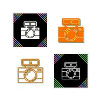 icono de vector de cámara de fotos