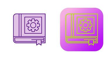 Setting Book Vector Icon