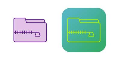 Zip File Vector Icon