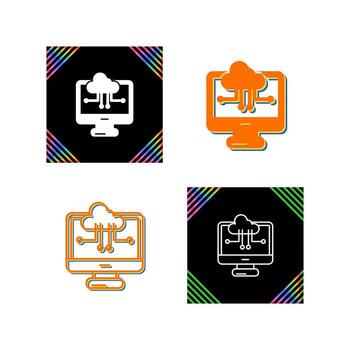 Cloud Computing Vector Icon