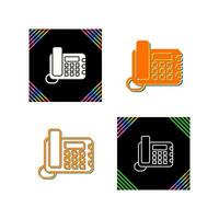 Land Line Phone Vector Icon