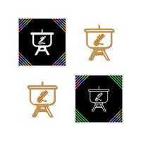 Education Presentation Vector Icon