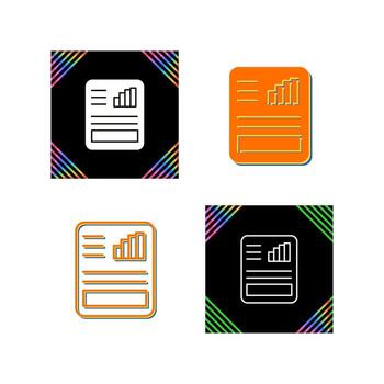 icono de vector de análisis