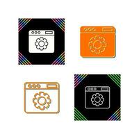 Web Settings Vector Icon