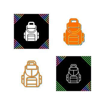 icono de vector de mochila