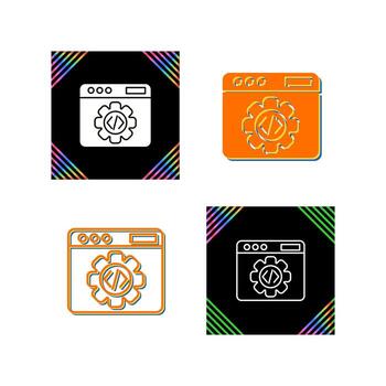 icono de vector de programación