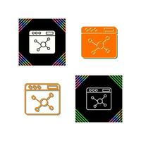 icono de vector de algoritmo