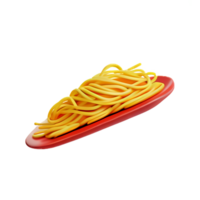 pasta 3d representación icono ilustración png