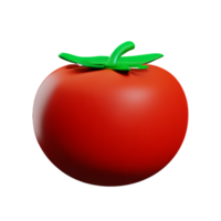 tomate 3d Renderização ícone ilustração png