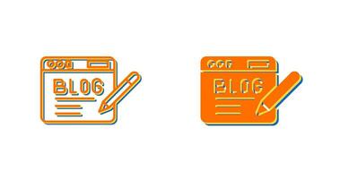 Blog Vector Icon