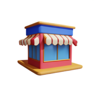 Restaurant 3d Rendern Symbol Illustration png