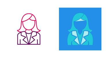 Business Women Vector Icon