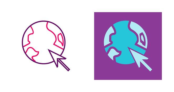 icono de vector de navegador