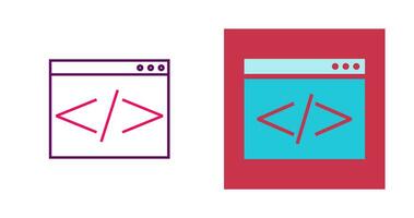 Html Coding Vector Icon