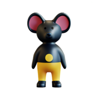 rato 3d Renderização ícone ilustração png