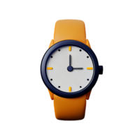 watch 3d rendering icon illustration png