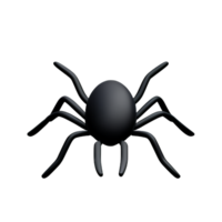 araña 3d representación icono ilustración png