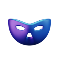 mask 3d rendering icon illustration png