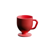 cup 3d rendering icon illustration png