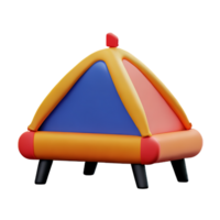 camping 3d le rendu icône illustration png