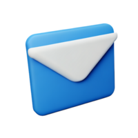 email 3d le rendu icône illustration png