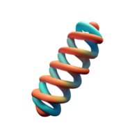 dna 3d rendering icon illustration png