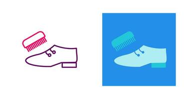 Shoe Polishing Vector Icon