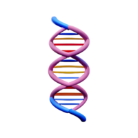 dna 3d rendering icon illustration png