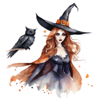 Happy Halloween Day Clipart, Halloween Day composition, Generative AI png