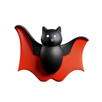 bat 3d rendering icon illustration png