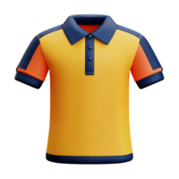 polo camicia 3d interpretazione icona illustrazione png