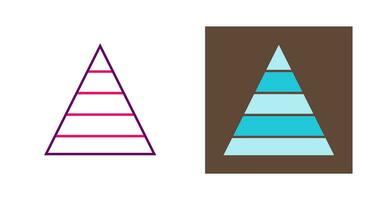 Pyramid Graph Vector Icon