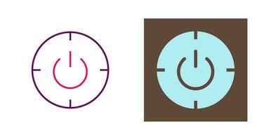 Scheduled power on and off Vector Icon