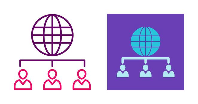 Web ClientServer Vector Icon