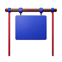 board 3d rendering icon illustration png