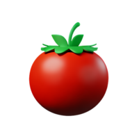 tomato 3d rendering icon illustration png