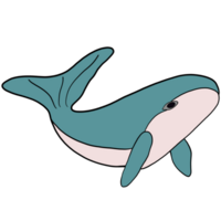 whale under sea png